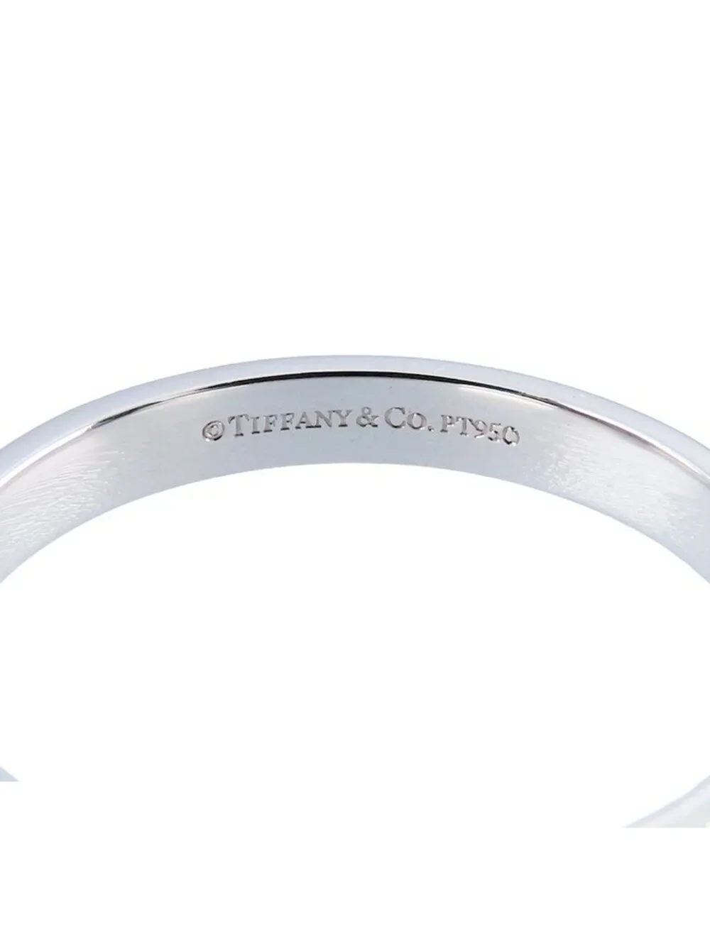 Tiffany & Co Milgrain Ring Platinum Together Band